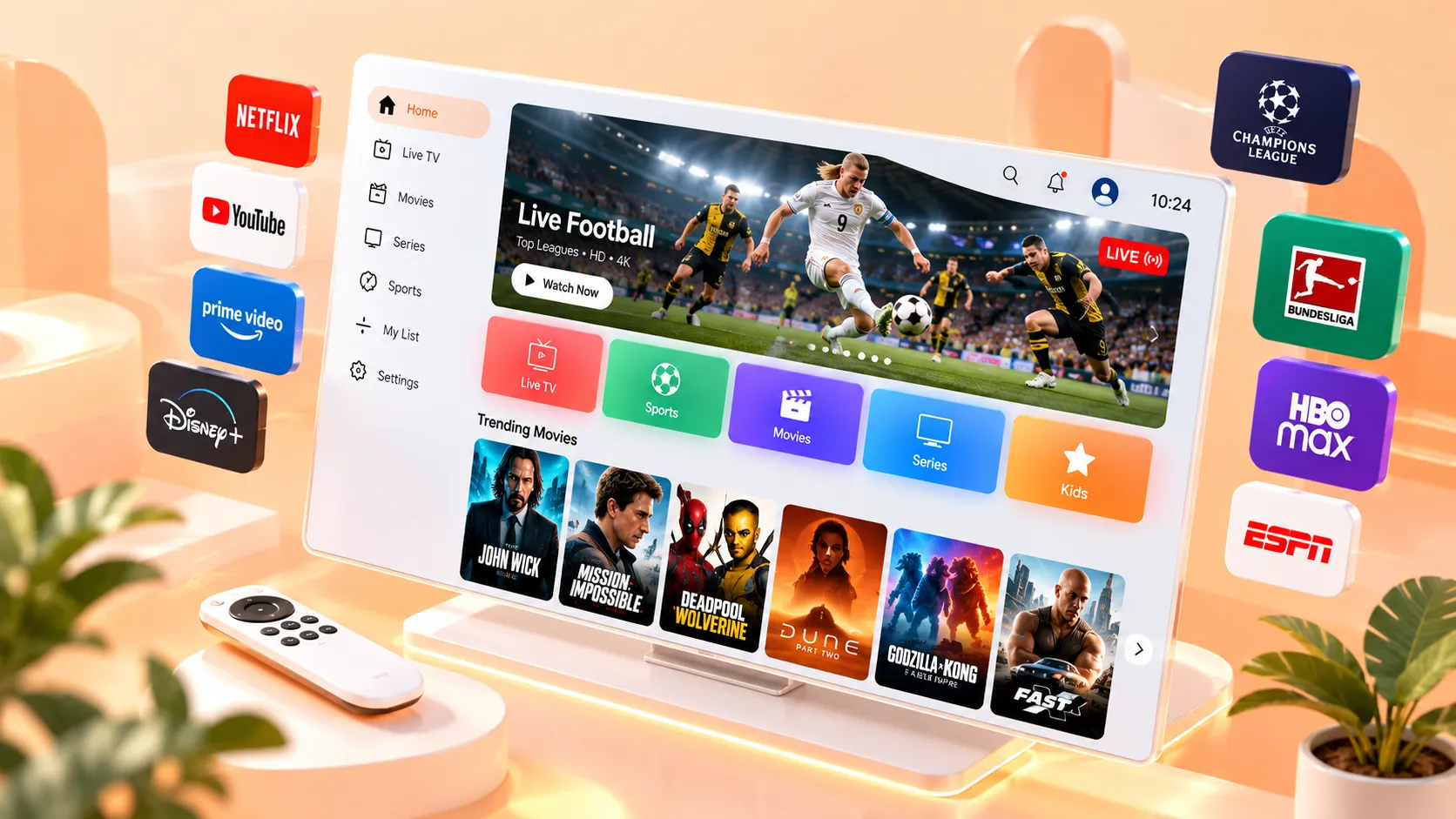 Kostenlose legale IPTV Sender